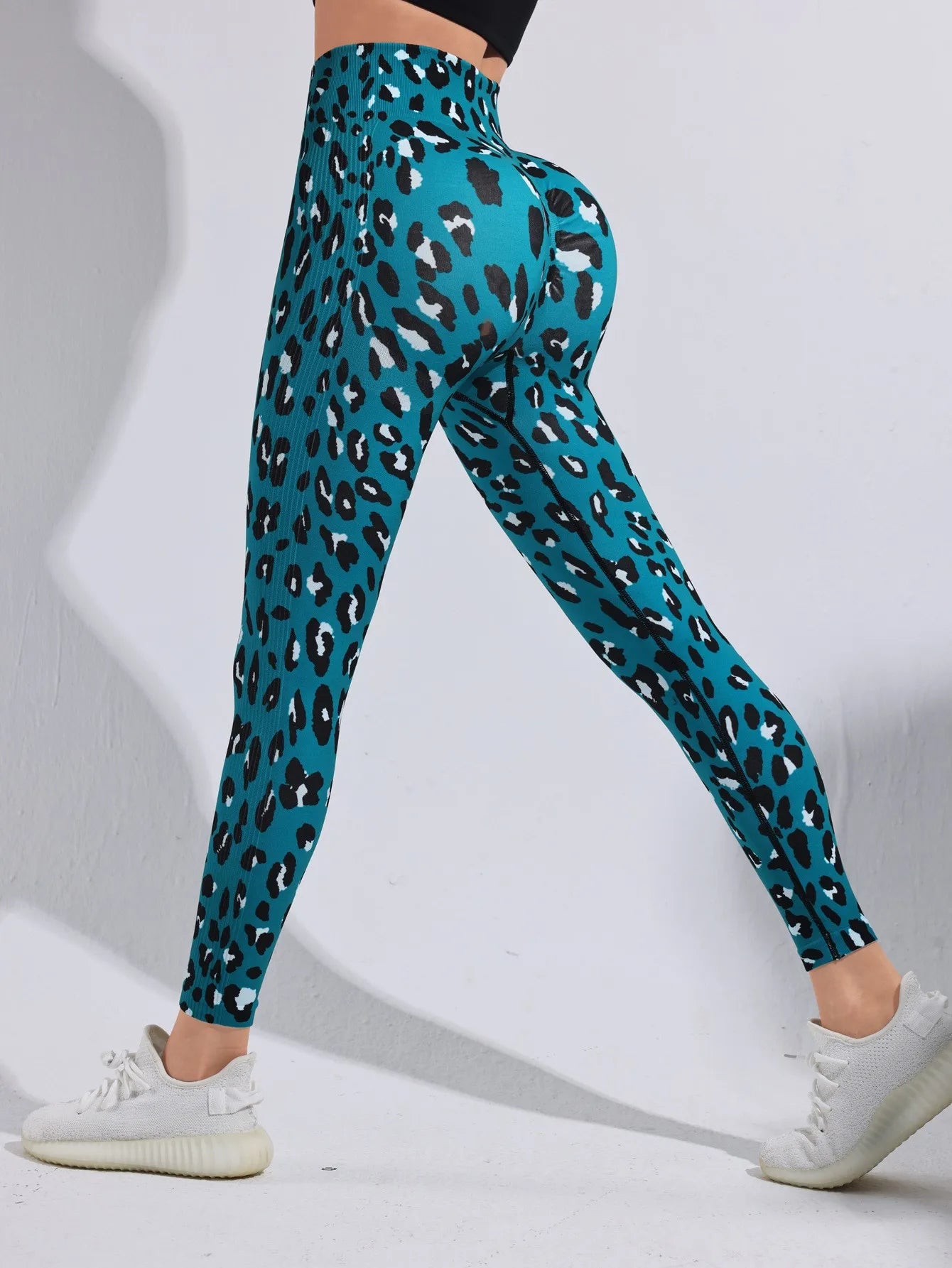 Fashion Women Beautiful Print Leggings Yoga Pants High Waist Jeggings Stretch Pants Hot Sale Gym Fitness Sweatpants Mujer