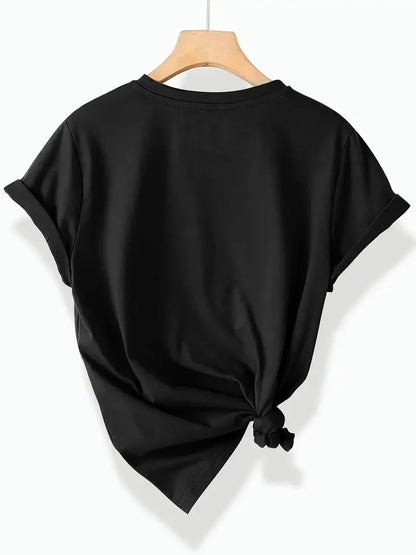 Plus size women's short sleeve T-shirt August Girls Are Sunshine With A Little Hurricane Spring and Summer Must-Haves summer