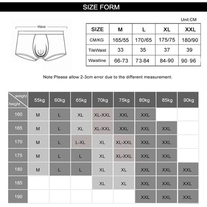 Sexy Men's Boxers Shorts Man Rib fabric Underwear Bulge Penis Pouch Underpants Panties hombre Male Boxer Trunks Lingerie HT079