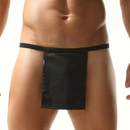 Men's triangle underwear, breathable, Japanese style, solid color, sexy