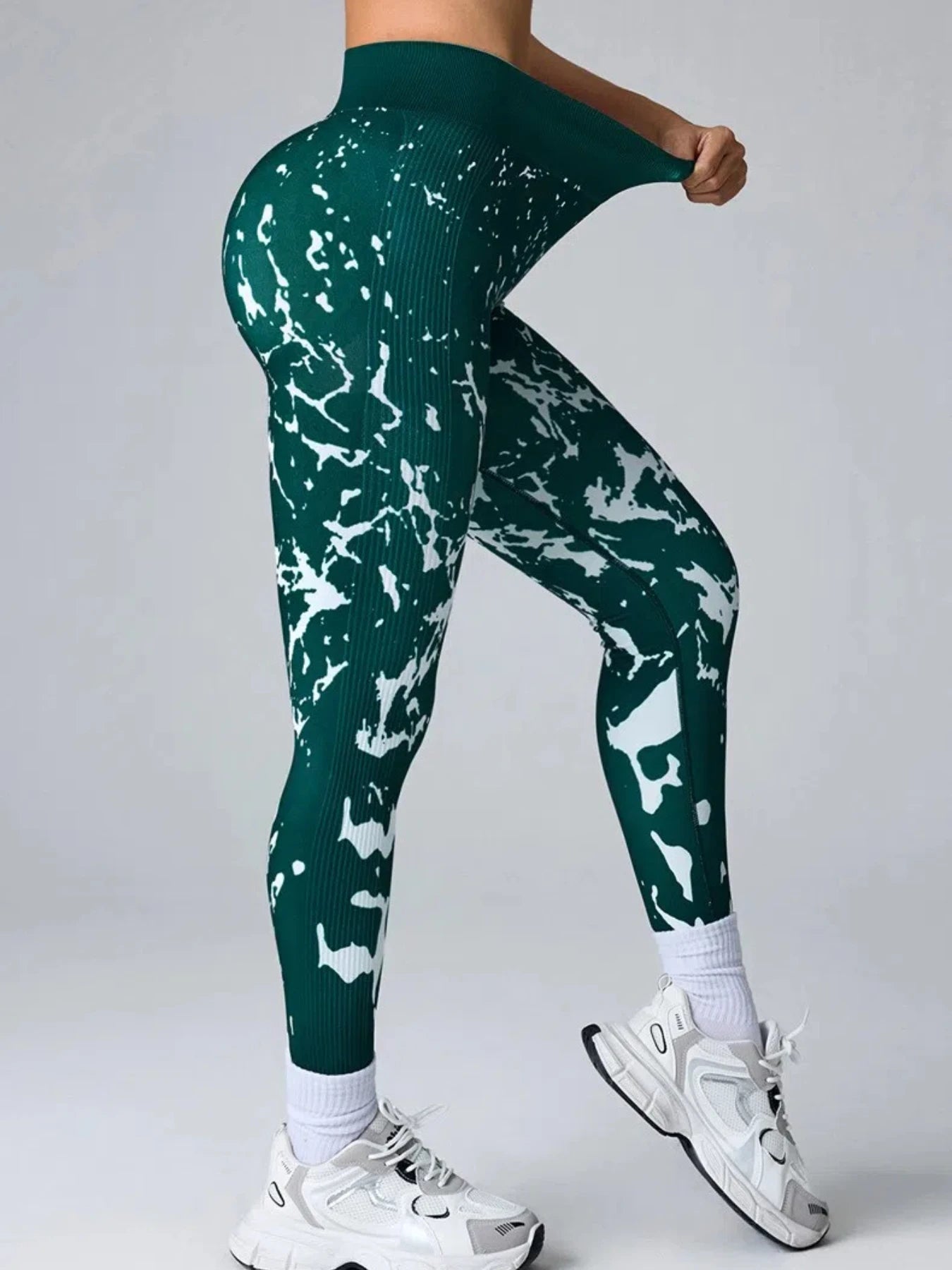 Fashion Women Beautiful Print Leggings Yoga Pants High Waist Jeggings Stretch Pants Hot Sale Gym Fitness Sweatpants Mujer