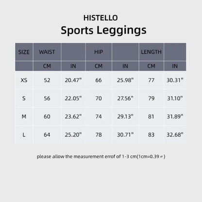 HISTELLO Sports Leggings Women Seamless Yoga Tight Pants DF Dupe Fitness Long Pants Running Gym Tights Workout Sports Clothing