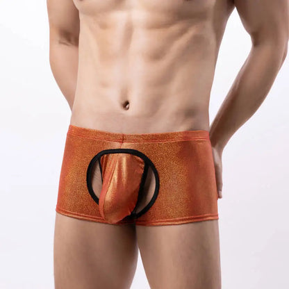 Men's Underwear Fashion Underwear High Stretch Boxer Shorts Breathable Soft Men's Shorts Comfortable PlusD7010