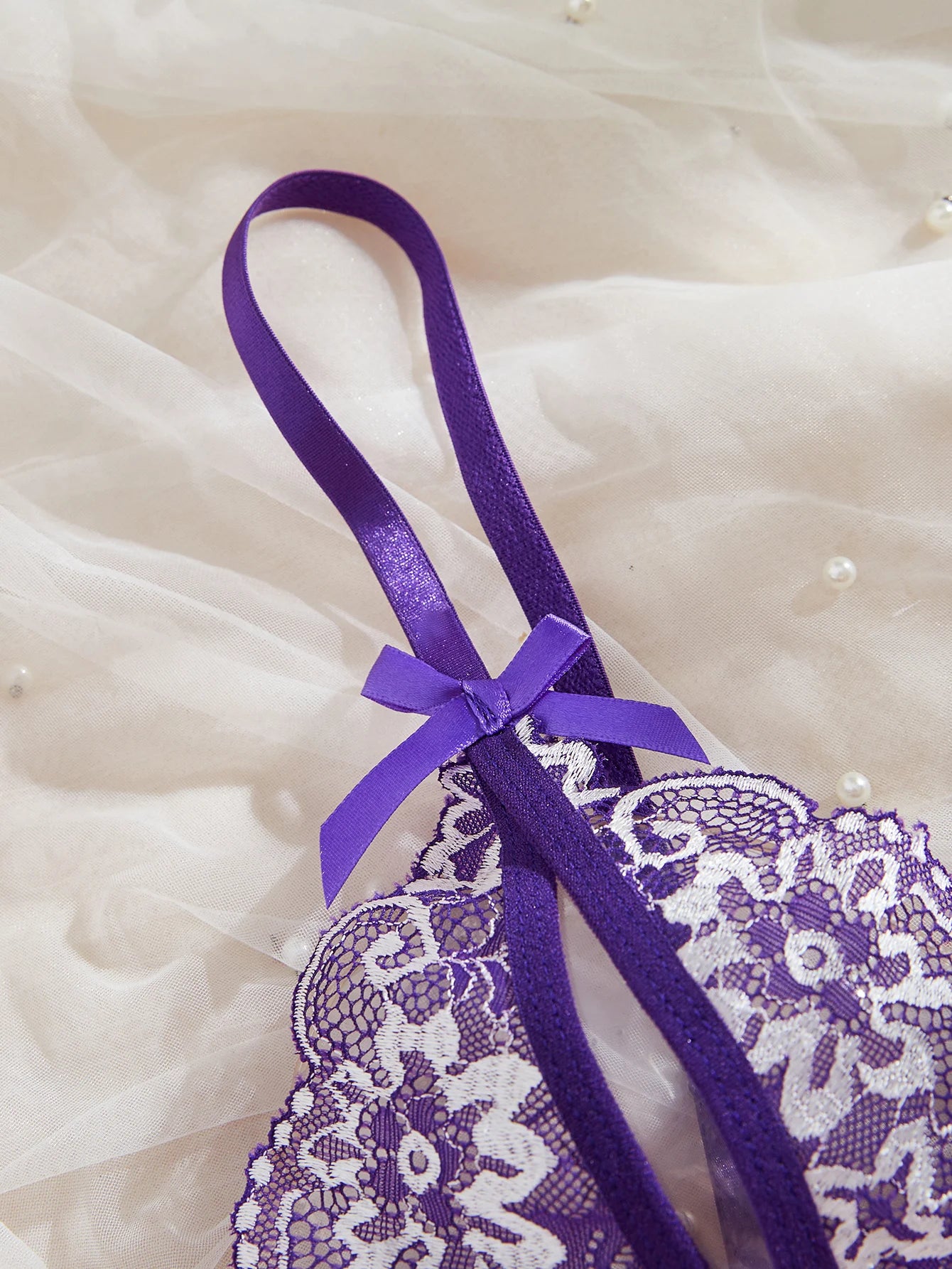 Women Floral Underwear Set, Bra And Thong Sets, Women Clothing, Valentine's Day Gift
