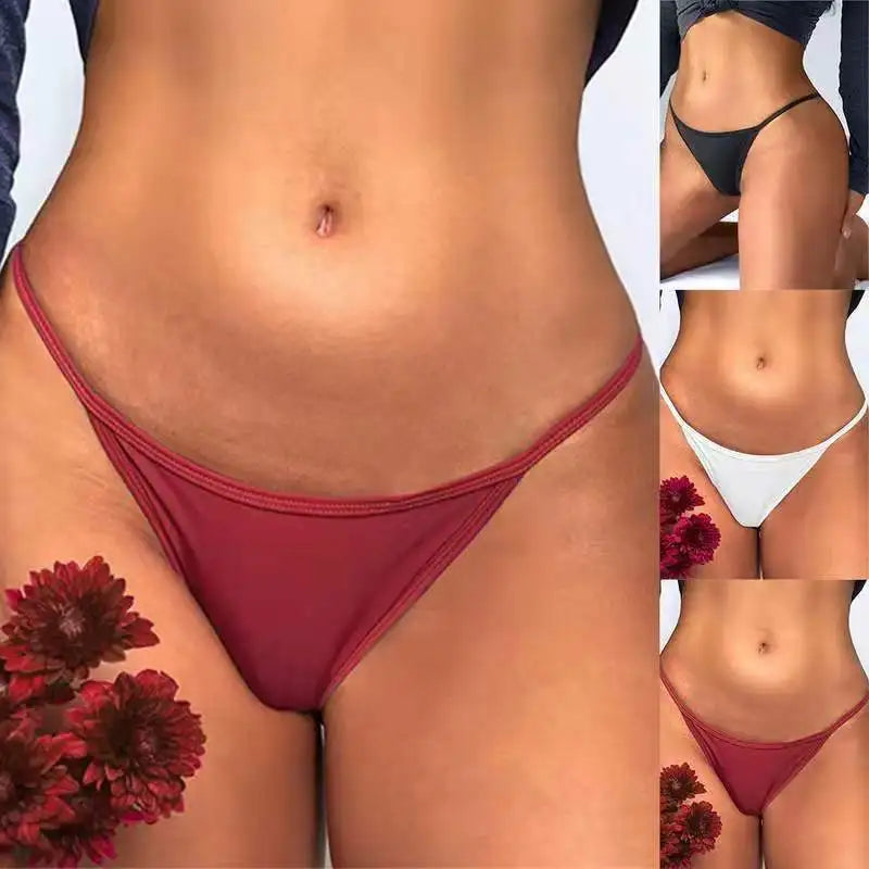 Sexy Thong Women Low Waisted Panties Cotton Crotch Comfort G String Sexy Lingerie Women Underwear Erotic Games Sex Clothing