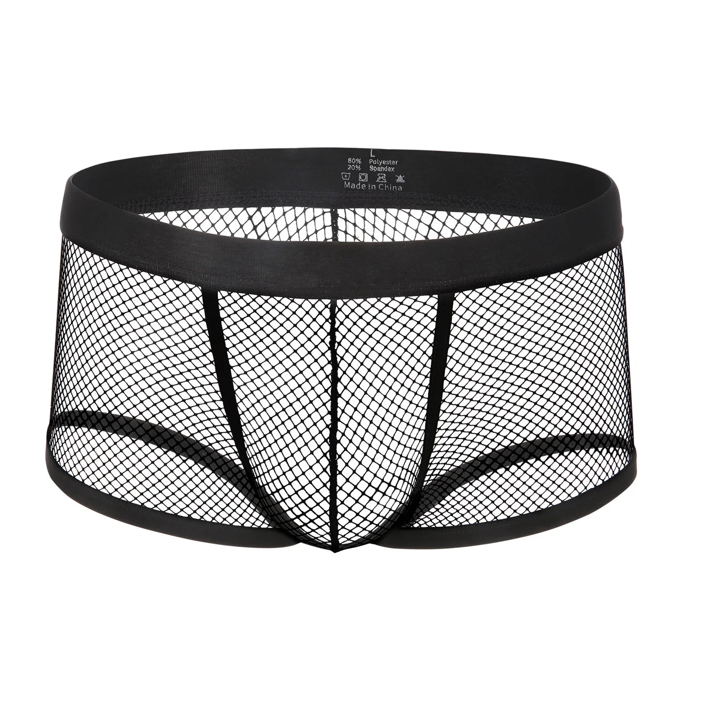 Sexy Mesh Boxer Men Underwear See Through Panties Transparent Low Waist Nightwear Boxer Shorts Boxershorts Underpants