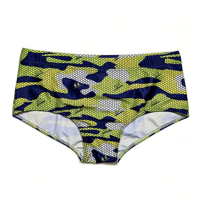 Sexy Swimming Trunks Mens Camouflage Swim Boxer Briefs Swimwear Young Man Swimsuit Beach Surfing Bathing Suit Shorts Zwembroek