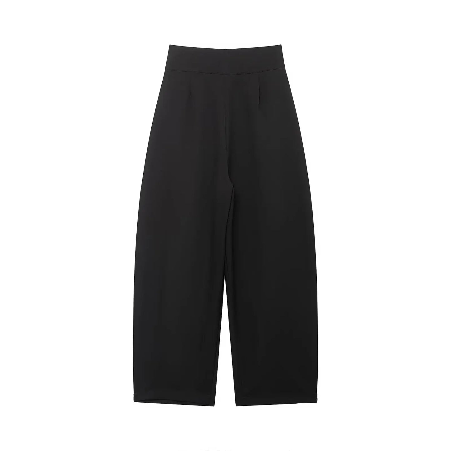 Casual Loose Pants Women High Waist Pleated Straight Long Wide Leg Trousers Female 2026 Spring Autumn Fashion Lady Bottoms ﻿