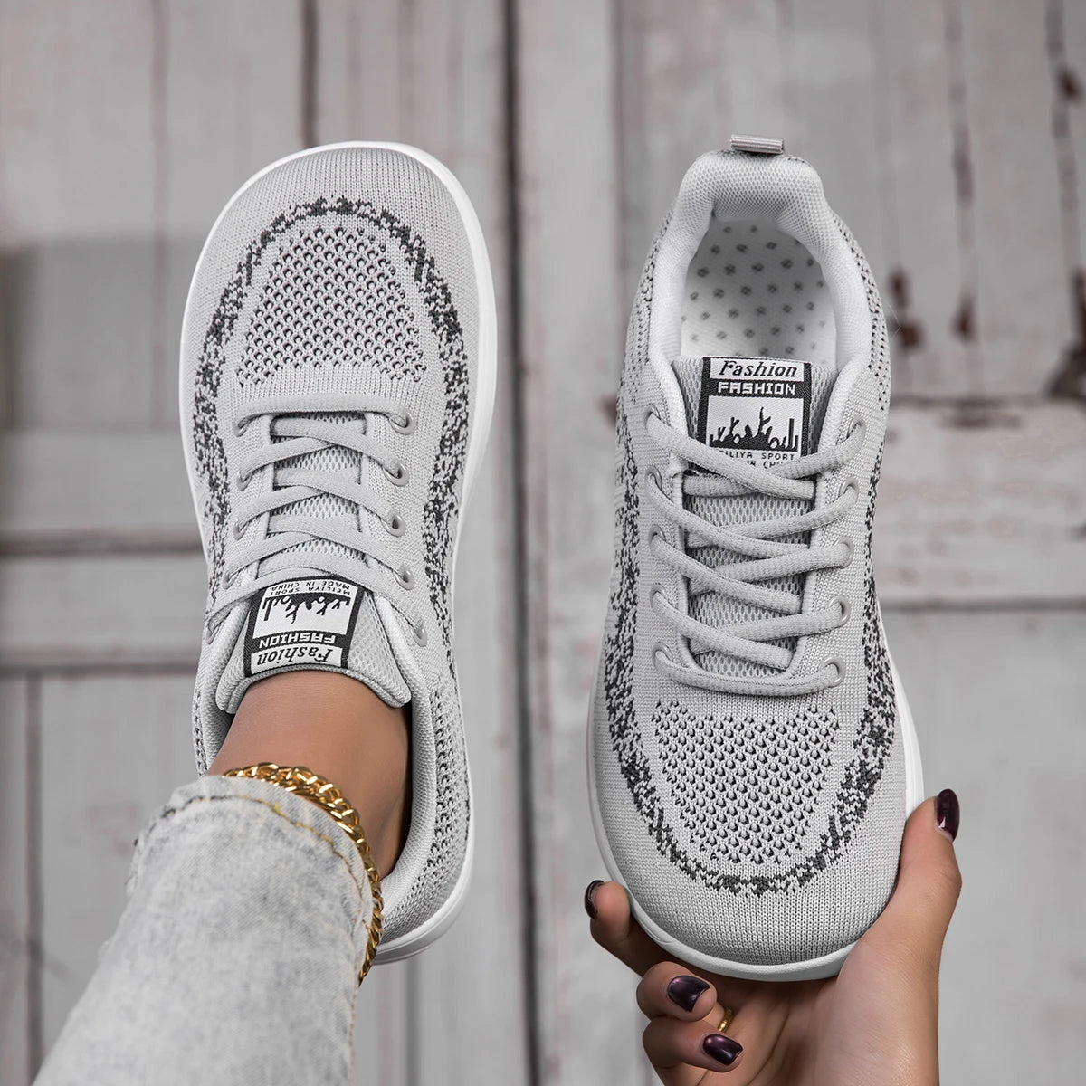Pink Casual Women's Wide Toe Shoes Women Sport Fashion Platform Sneakers Ladies Flats Running Shoes Mesh Jogging Tennis