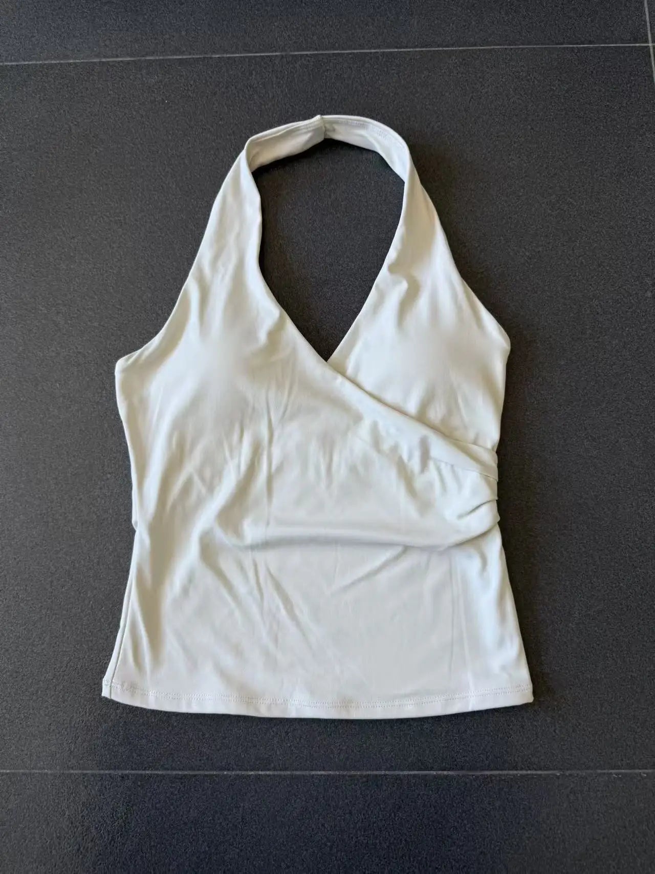 Halter Vest Gym Vest Woman Backless Tank Tops Push Up Sport Vest Running Outdoor Recreation Vest Workout Elastic Tops Activewear