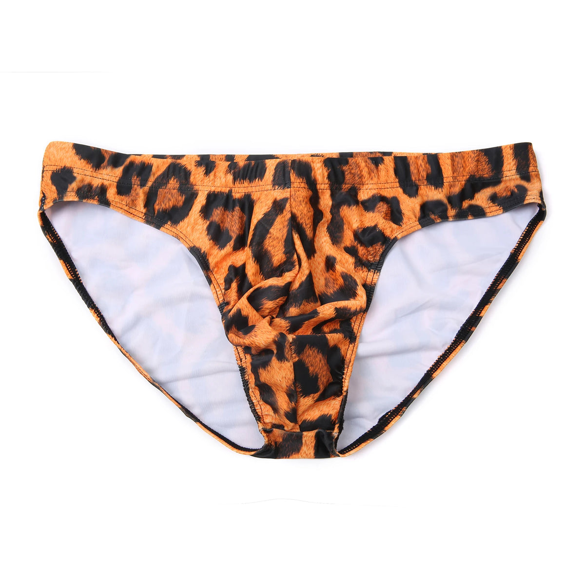 Sexy Swimwear Men Bikini Leopard Totem Swim Briefs Trunks Swimsuit Beach Shorts Bulge Pouch Swimming Bathing Suit Swimsuits