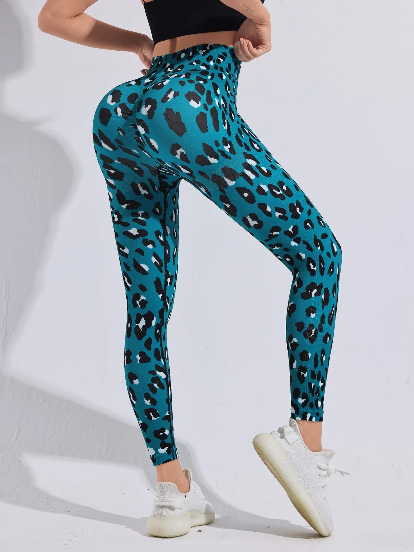 Fashion Women Beautiful Print Leggings Yoga Pants High Waist Jeggings Stretch Pants Hot Sale Gym Fitness Sweatpants Mujer