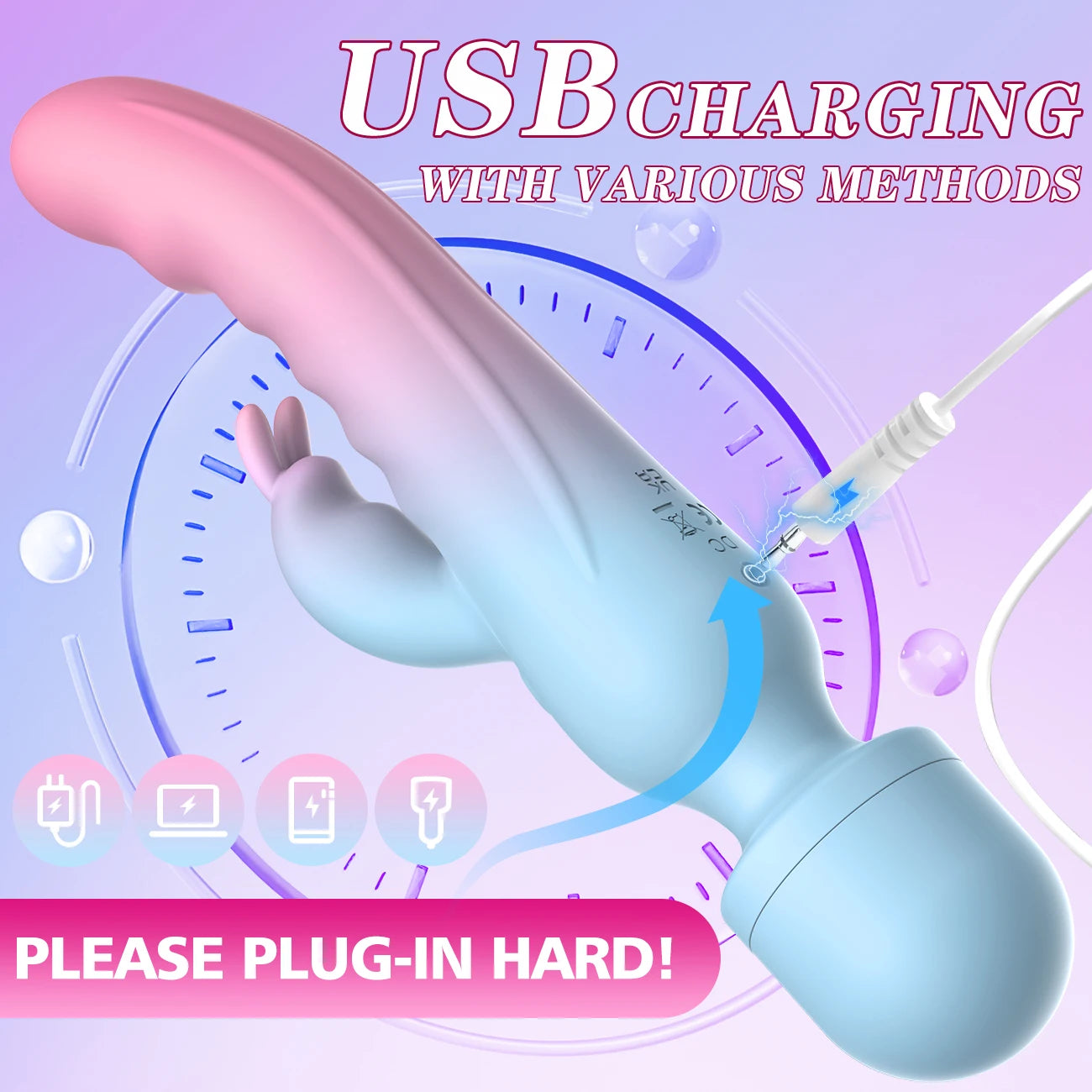 AV Magic Wand Vibrators Sex Toys for Women Clit Stimulator G Spot Massager Female Vagina Masturbator Erotic Adults Dildo Stick