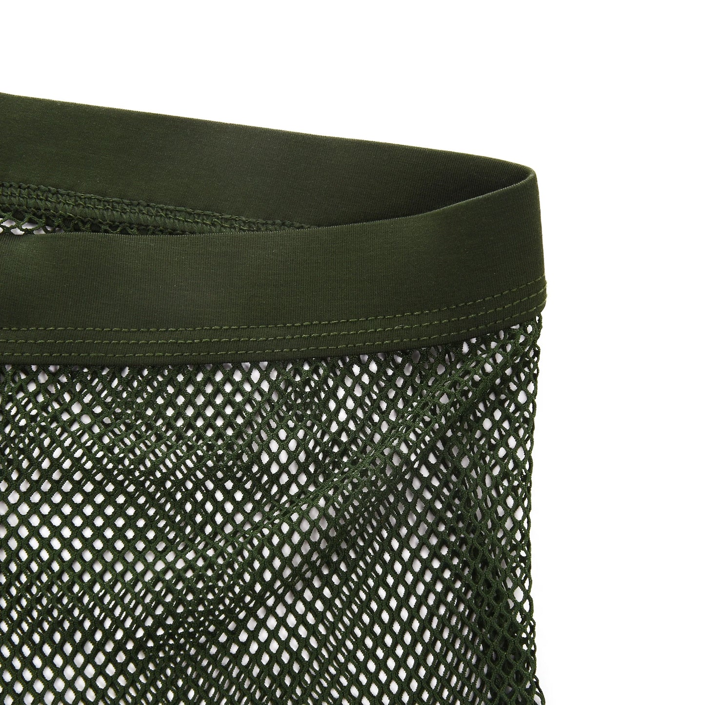 Sexy Mesh Boxer Men Underwear See Through Panties Transparent Low Waist Nightwear Boxer Shorts Boxershorts Underpants
