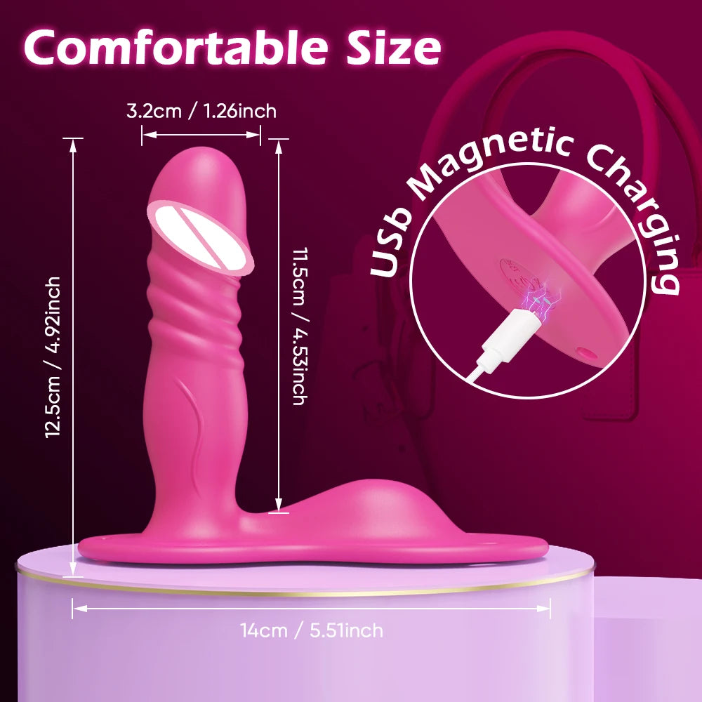Wearable Panty Vibrators Adult Sex Toys for Women Cushion Clitoral Penetration Vagina Vibrators Dildos Vibration Masturbator