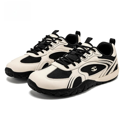 HOBIBEAR Wide Toe Flat Shoes Outdoor Sports Shoes Friendly for Wide Footbed Spring Autumn Casual Daily Shoes Comfortable Brea...