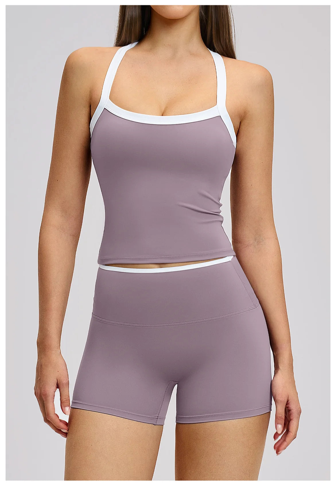 2 Pieces Yoga Set Women Workout Outfits Fitness Clothes Sportswear Gym Tracksuit High Waist Leggings Sports Bra Athletic Wear