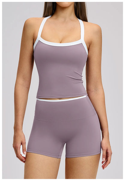 2 Pieces Yoga Set Women Workout Outfits Fitness Clothes Sportswear Gym Tracksuit High Waist Leggings Sports Bra Athletic Wear