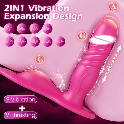 Wearable Panty Vibrators Adult Sex Toys for Women Cushion Clitoral Penetration Vagina Vibrators Dildos Vibration Masturbator