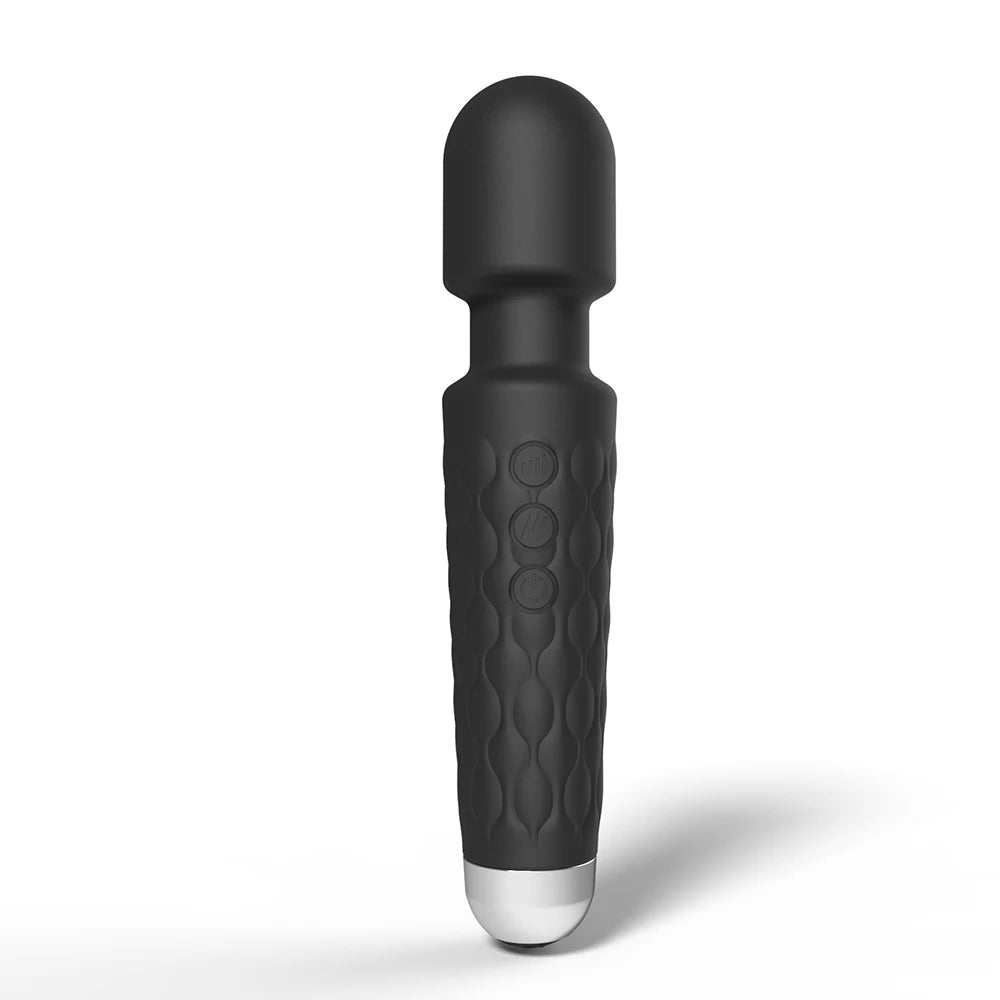 Powerful Vibrator Women's Magic Wand USB Rechargeable Waterproof Massager Clitoral G-Spot Vibrator Sex Toy Suitable for Adults