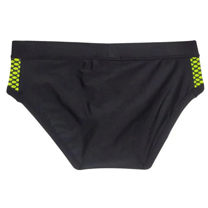 Men Summer Swim Briefs Low-rise Drawstring Sexy Swimming Briefs Dot Stitching Print Swimming Trunks Swimwear 남성 수영 팬티
