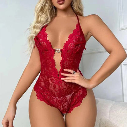 Sexy Bra And Panty Set Women Babydoll Lingerie Kit Push Up Seamless Underwear Sissy Tulle Exotic Sets One Piece Crotchless