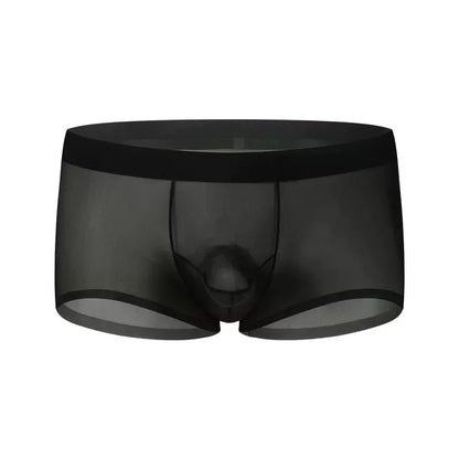 Underwear men's boxer shorts Elephant transparent ice silk bullet separation personality pants