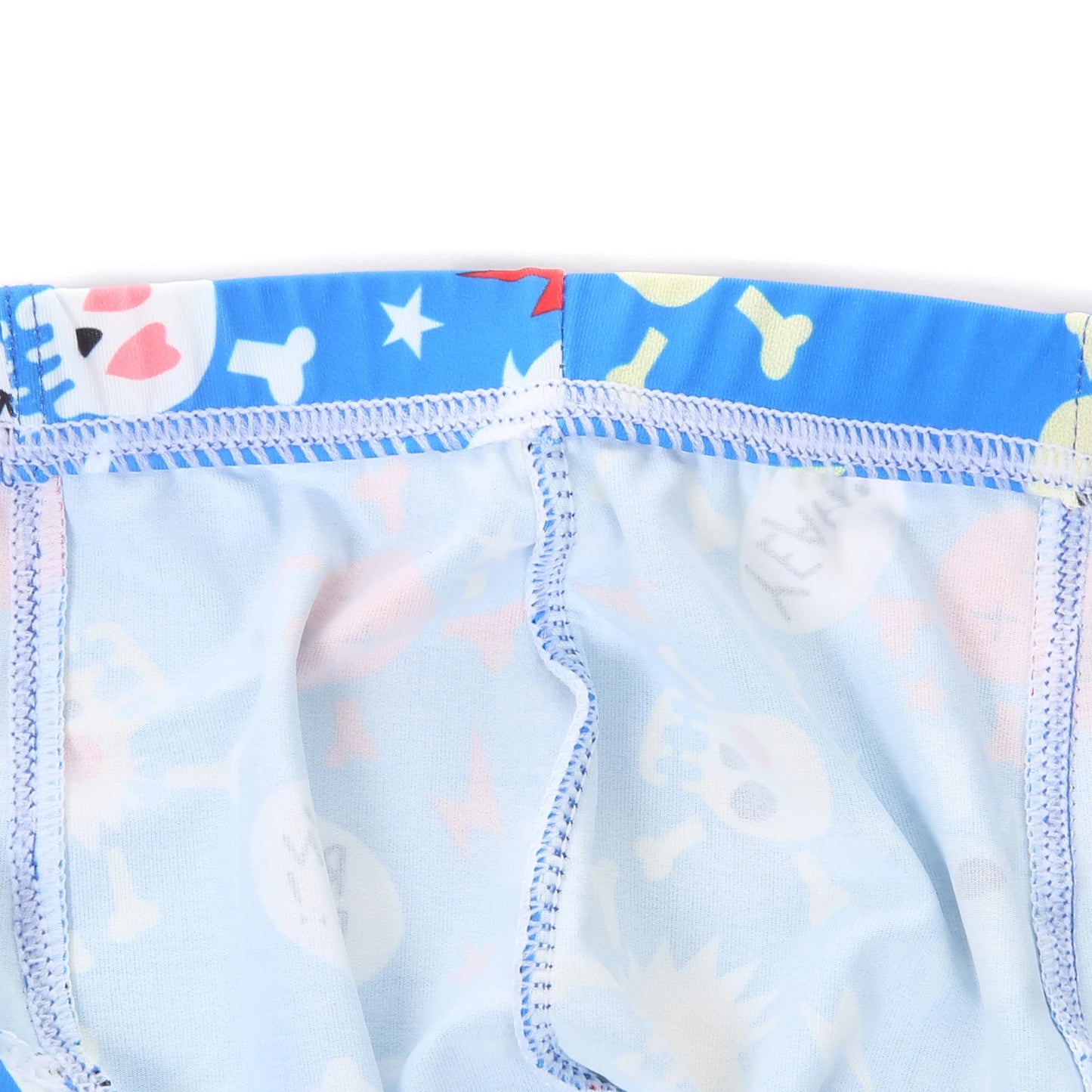 Men Penis Bag Jockstrap Lingerie Soft Hollow Sexy Breathable Boxer Brief Low Rise Skull Print U Pouch Underwear