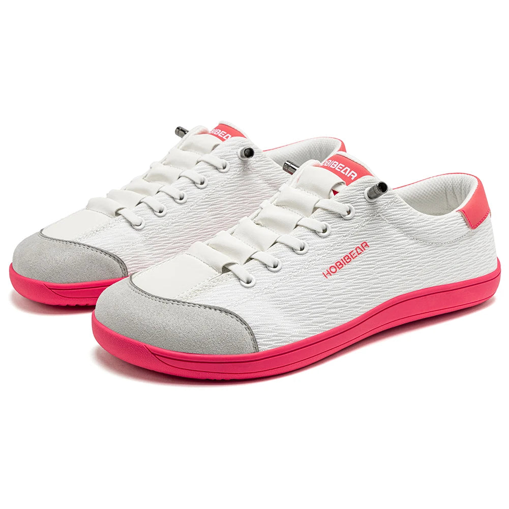 HOBIBEAR Women Mesh Wide Width Barefoot Shoes Unisex Zero Drop Minimalist Sneakers Slip On Breathable Lightweight Walking Shoes
