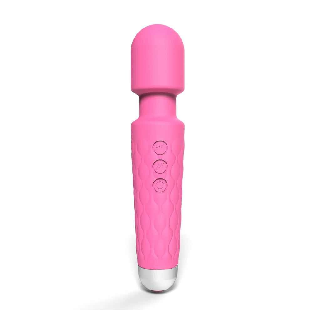 Powerful Vibrator Women's Magic Wand USB Rechargeable Waterproof Massager Clitoral G-Spot Vibrator Sex Toy Suitable for Adults