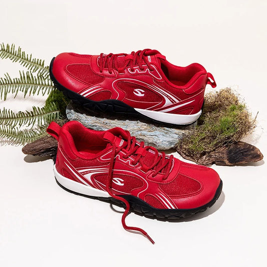 HOBIBEAR Wide Toe Flat Shoes Outdoor Sports Shoes Friendly for Wide Footbed Spring Autumn Casual Daily Shoes Comfortable Brea...