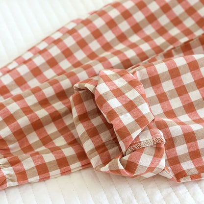 New Women's Casual Home Pants for Couple Plaid Sleepwear Pajama Pants Spring Summer Home Pants for Lovers Men Women Home Bottoms