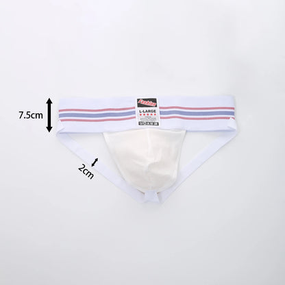 Sexy Underwear Men Thong Man Jock Strap Lingerie G String Jockstrap Penis Pouch Cueca Homem Underpants Wide Waistband Panties
