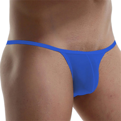 CLEVER-MENMODE Men's Sexy Lingerie Penis Bag Mini Underwear Ultra-Thin Transparent Panties Bikini Briefs Gay G-string Suspenders