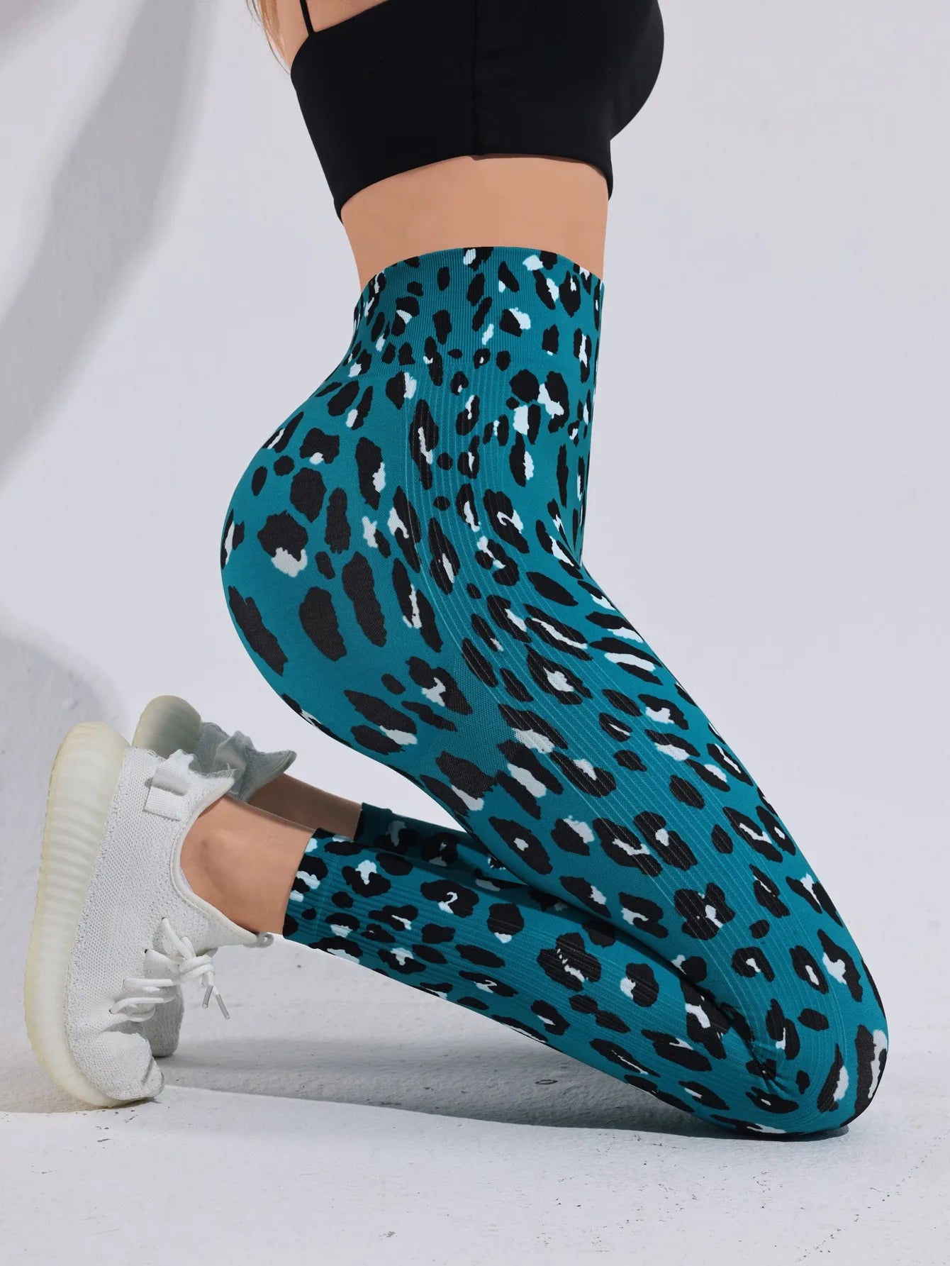 Fashion Women Beautiful Print Leggings Yoga Pants High Waist Jeggings Stretch Pants Hot Sale Gym Fitness Sweatpants Mujer