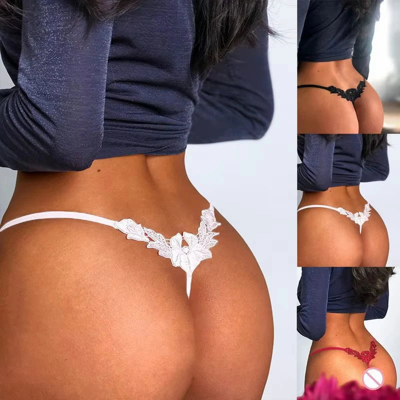 Sexy Thong Women Low Waisted Panties Cotton Crotch Comfort G String Sexy Lingerie Women Underwear Erotic Games Sex Clothing