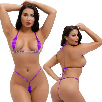 Women Mini Bras Panty Sets Erotic Lingerie For Woman Halter Underwear Sex Set Adult Female Costumes Sexy Body Lingeries Outfit