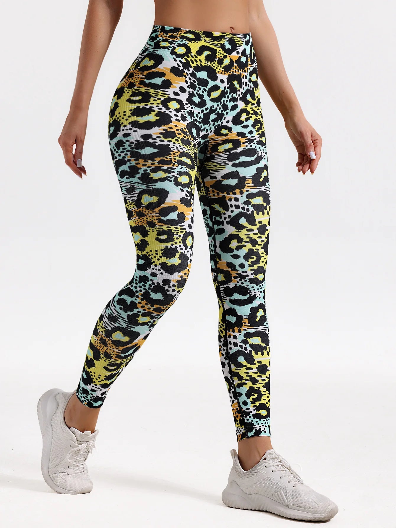 Fashion Women Beautiful Print Leggings Yoga Pants High Waist Jeggings Stretch Pants Hot Sale Gym Fitness Sweatpants Mujer