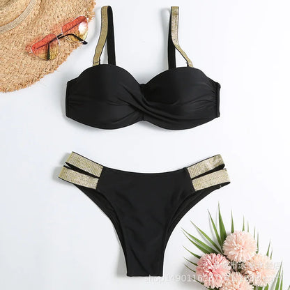 Summer Sexy Bikinis Push Up Swimsuits Women's Swimwear For Female Beach Swim Wear Bathing Suits Brazilian Bikini Set Pool Bather
