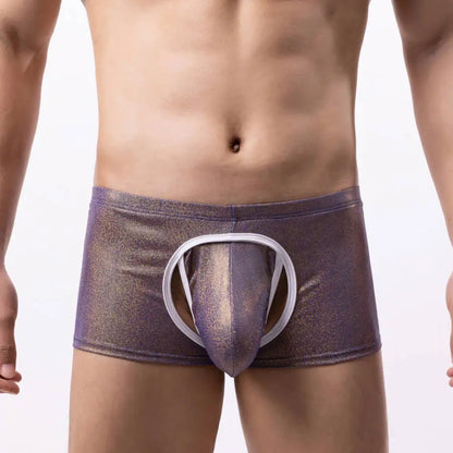 Men's Underwear Fashion Underwear High Stretch Boxer Shorts Breathable Soft Men's Shorts Comfortable PlusD7010
