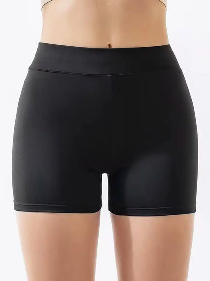 Summer New Fashion Sexy Slim-Fit High-Waisted Yoga Shorts Peach Butt Lifting Tummy Control Tight-Fitting Women's Sports Pants