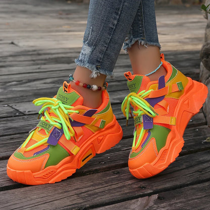 New Sneakers Women Designer Shoes Women Lightweight Mesh Breathable Versatile Outdoor Casual Vulcanize Shoes Zapatos De Mujer