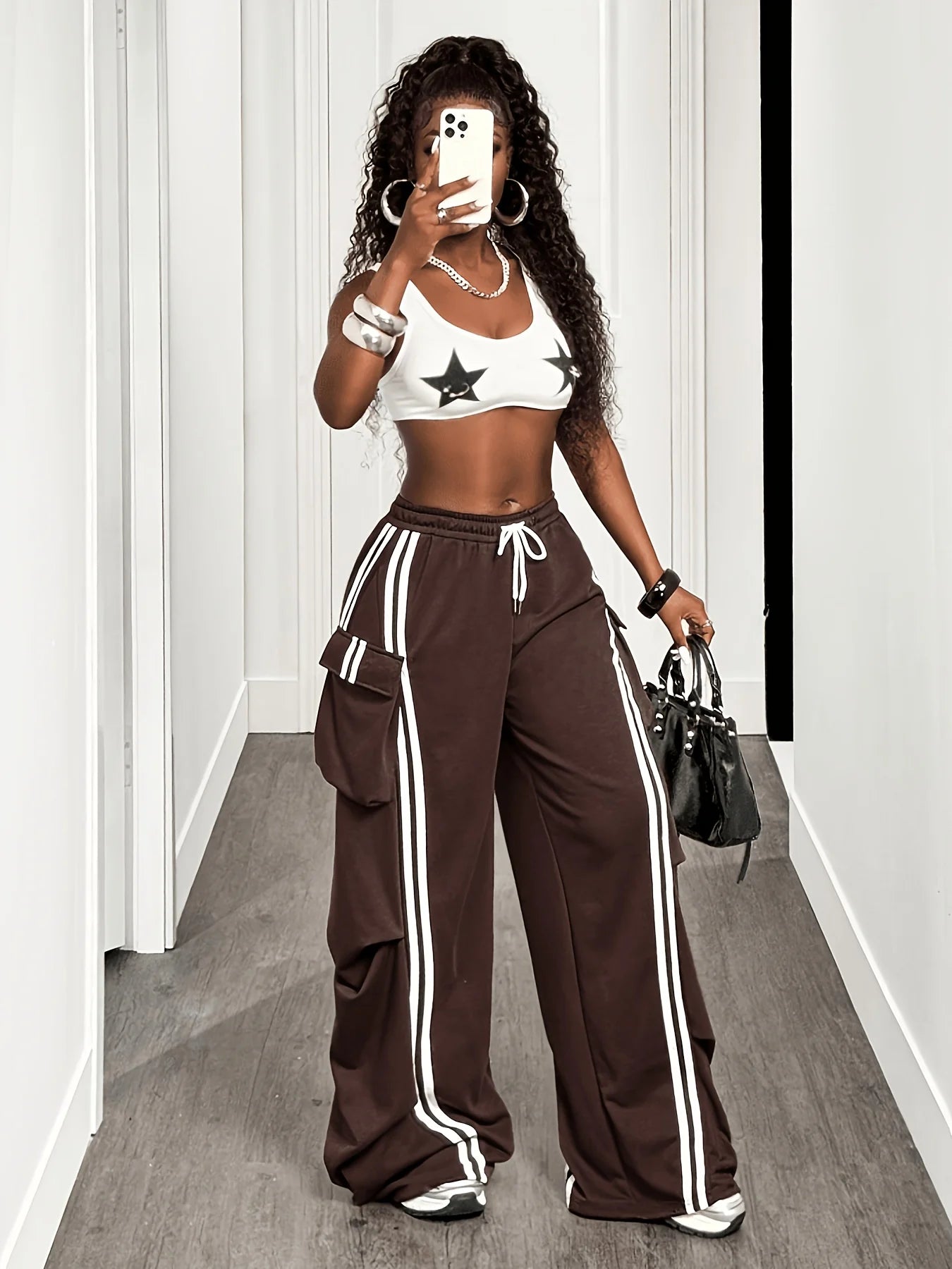 Women's Fashion Casual Pants, Street Cool Y2K Style