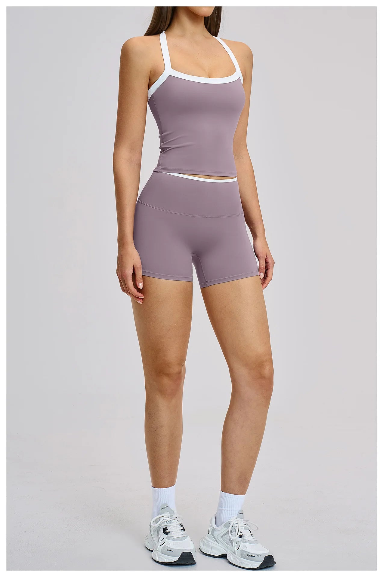 2 Pieces Yoga Set Women Workout Outfits Fitness Clothes Sportswear Gym Tracksuit High Waist Leggings Sports Bra Athletic Wear