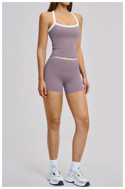 2 Pieces Yoga Set Women Workout Outfits Fitness Clothes Sportswear Gym Tracksuit High Waist Leggings Sports Bra Athletic Wear