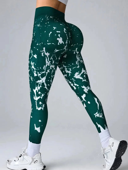 Fashion Women Beautiful Print Leggings Yoga Pants High Waist Jeggings Stretch Pants Hot Sale Gym Fitness Sweatpants Mujer