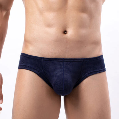 Sexy Men's Boxers Shorts Man Rib fabric Underwear Bulge Penis Pouch Underpants Panties hombre Male Boxer Trunks Lingerie HT079