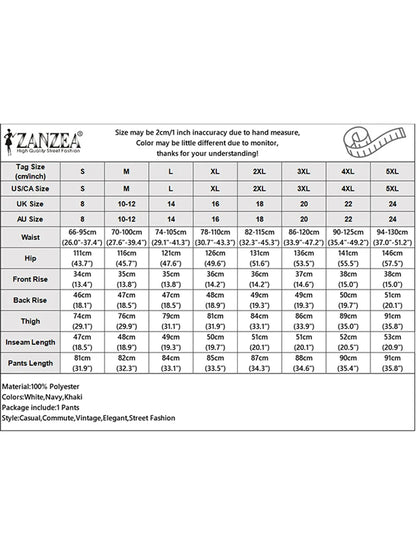 ZANZEA Women Casual Calf-Length Pants Elastic Back Waist Solid Color Wide-Leg Cropped Pant Loose Cozy Woman Bottoms Fall 2025