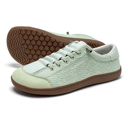 HOBIBEAR Women Mesh Wide Width Barefoot Shoes Unisex Zero Drop Minimalist Sneakers Slip On Breathable Lightweight Walking Shoes