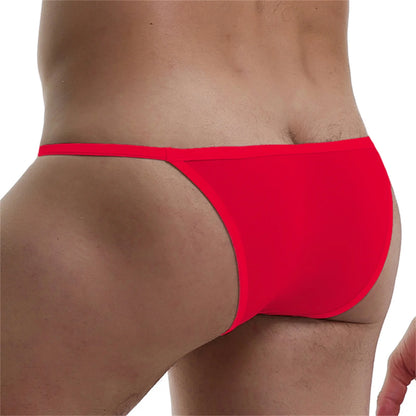 CLEVER-MENMODE Men's Sexy Lingerie Penis Bag Mini Underwear Ultra-Thin Transparent Panties Bikini Briefs Gay G-string Suspenders